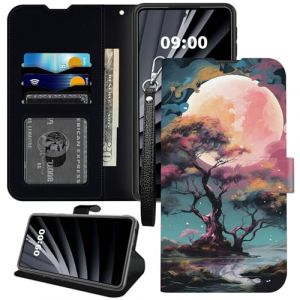 BWEGRHE &Eacute;tui de t&eacute;l&eacute;phone fantaisie pour Samsung Galaxy S24 FE, pour Galaxy S24 FE - &Eacute;tui portefeuille en cuir synth&eacute;tique TPU &agrave; rabat avec boucle magn&eacute;tique et b&eacute;quille - Fente pour cartes de cr&eacute;dit (BWEGRHE, neuf)