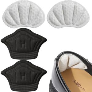 4 Pairs Coussinets de Talon,coussinet talon chaussure,protege talon chaussure,coussinet talon chaussure,Talons Semelles Autocollantes Antidérapants pour Empêche Frottements et Ampoules (kmyqsm-shop, neuf)
