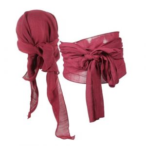 Gatuida 1Ensemble Costumes de Pirate avec Chapeau et Ceinture Accessoires pour Fête Halloween et Événements Thématiques (Brandon Zou, neuf)