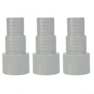 CNANRNANC Lot de 3 adaptateurs de tuyau de pompe de piscine 50 mm pour tuyaux de 32 mm de diam&egrave;tre int&eacute;rieur 38 mm Mat&eacute;riau ABS (Elton-EU, neuf)