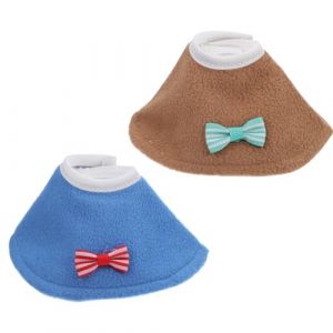 TOBBOMEY 2pi&egrave;ces Colliers Anti-picage pour Perroquets Et Colliers De Protection du Cou Cape De R&eacute;cup&eacute;ration Soulagement Douleur Et Pr&eacute;vention des Blessures s pour Soins Post-op&eacute;ratoires (ZKEMENG, neuf)