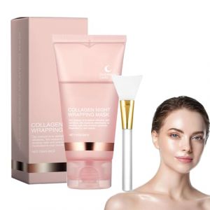 Collagen Night Wrapping Mask,Collagen Overnight Wrapping Peel Off Facial Mask Pack,75g Collagene Night Mask,Skin Care Collagen Night Wrapping Mask,Biodance Mask Collagen,Masque Collagene Visage (UPPCY, neuf)
