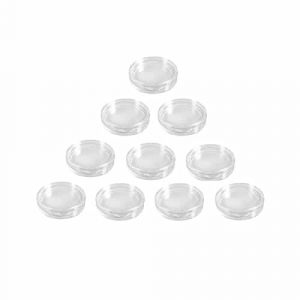 YSJJZRL Capsules de pièces de Monnaie, 50 Pcs en Plastique Rond Transparent pour pièces de Monnaie pour Fournitures de Collection de pièces de Monnaie Protecteurs de pièces-(40mm) (superior ZRL, neuf)