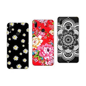 NOVAGO Compatible avec Huawei P Smart 2019,Honor 10 Lite -Pack de 3Coques Souples Solides avec Impression de qualit&eacute; (3 Coques, Multicolore 4) (NOVAGO-Vendeur PRO fran&ccedil;ais, neuf)