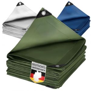 KARAT B&acirc;che 140 g/m&sup2;, imperm&eacute;able, 2 x 3 m, blanche, multi-usages, pour protection contre les intemp&eacute;ries, id&eacute;ale pour le jardin, r&eacute;sistante aux UV, rev&ecirc;tue des deux c&ocirc;t&eacute;s, imperm&eacute;able et lavable (MEISTEREI, neuf)