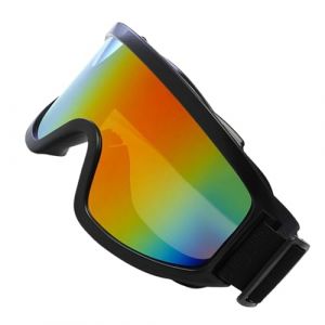 Senermter Lunettes de sports de neige, lunettes de ski | Lunettes anti-poussi&egrave;re | Lunettes de ski et de snowboard pour hommes et femmes, lunettes de protection anti-bu&eacute;e UV pour la course &agrave; pied, le (qinxie, neuf)