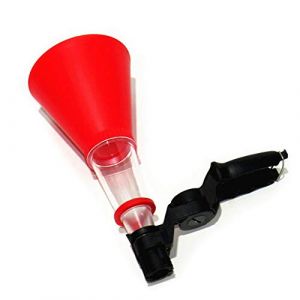 Entonnoir D'huile de Moteur de Voiture, Kit D'&eacute;quipement de Remplissage D'entonnoir Sp&eacute;cial D'essence R&eacute;glable D'entonnoir D'huile de Moteur de Voiture Universel (Rouge) (Ouxiubo, neuf)