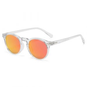 LJCZKA Lunette de Soleil Polaris&eacute;e Ronde Homme Femme Vintage R&eacute;tro Lunettes de Soleil Femme Polaris&eacute;es Protection UV400 (LJCZKA, neuf)