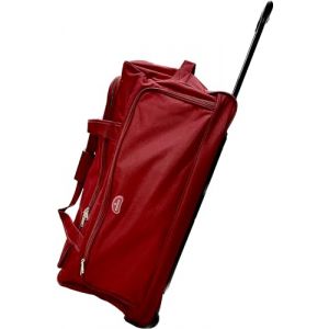 PLATINIUM Sac DE Voyage A Roulette 600D Polyester (Rouge, L (76CM)) (Le Monde Du Bagage, neuf)