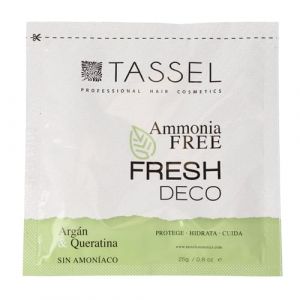TASSEL Decoloration cheveux | Poudre decolorante cheveux | Patine cheveux blond |Décoloration capillaire sans ammoniaque avec huile d'argan et kératine sachet 25 g (BELLE ROSE, neuf)