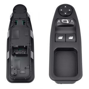 Interrupteur de l&egrave;ve-vitre de voiture Frawacy compatible avec Scudo II 2007-2016, Expert II 2007- ... Dispatch II 2007-2016 Num&eacute;ro de pi&egrave;ce 6554ZH 6554.ZH 6490P4 6490.P4 1499610898 1401228388 (ZHIMAOYUN, neuf)