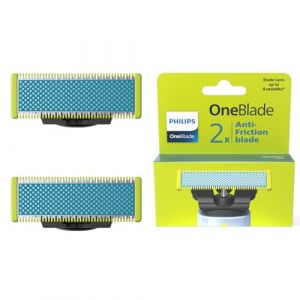 Philips OneBlade First Shave lame, pour tous les modèles OneBlade et OneBlade Pro, pour peau très sensible du visage, 2 pièces (modèle QP225/50) (JUCY DISTRI, neuf)
