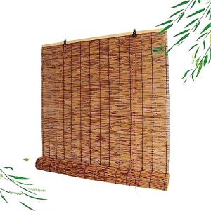 Rideau De Roseau Avec Levage, Imperméable Store En Bambou Exterieur, Store Occultant Enrouleur Confidentialité 50x60 60x90 70x80 80x100 90x120 100x150 110x160 120x180 130x200 140x220 150x250 160x300 ( (Greg Oden's Shop, neuf)