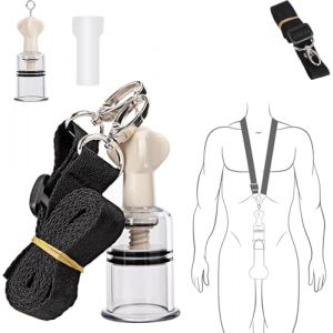 Kit d'extenseur de p&eacute;nis masculin, pompe &agrave; p&eacute;nis, Kit d'entra&icirc;nement r&eacute;glable, jouet sexuel pour adulte, dispositif de traction &agrave; double usage pour hommes, exercice d'&eacute;rection d'agrandissement masculi (yongzhoushilengshuitanquyanruoshangmaoyouxiangongsi,