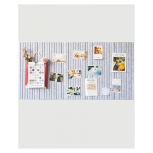 rokeblau Tableau d'affichage décoratif en feutre 60 x 40 cm, 0,9 cm d'épaisseur, pliable, avec ruban adhésif, tableau visuel pour école, maison, cuisine, bureau - Gris argenté (rokeblau, neuf)