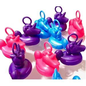 Lot de 24 Licornes flottantes 15 cm pour pêche aux Canards (TOUTPOURLE JEU, neuf)