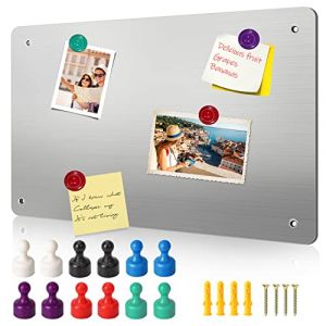 42 x 30 cm Tableau Magnetique Mural, Tableau Blanc Magnetique Effacable, Fixations Murales, Tableau Aimant&eacute; pour Afficher Lettres Magn&eacute;tiques, Chiffres, Animaux (13) (linkxinxin, neuf)