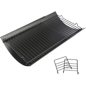 GFTIME Bac à charbon de bois réglable de 60 à 90 cm - Bac à cendres pour barbecue au charbon de bois Chargriller 5050 5072 5650 1224 1324 2121 222 2123 E1224 - Pour barbecue au charbon de bois (GFTIME Direct, neuf)
