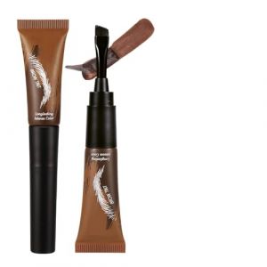 Teinture Pour Sourcils &ndash; Teinture Pour Sourcils Imperm&eacute;able Ṕour Femme | Mascara Semi-permanent Peel Off Brow Tint Avec Couleur Longue Dur&eacute;e Et Finition Pelable, P̀our Des Śourcils Plus Fournis, Maqui (PrimeRong, neuf)