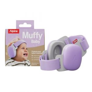 Alpine Muffy Baby Confort &ndash; Casque Anti Bruit Bebe, Certifi&eacute;e CE, Bandeau Unique Pour Un Ajustement S&ucirc;r & Confortable, Protection Auditive pour Enfants Jusqu&rsquo;&agrave; 4 Ans, R&eacute;duction Du Son De 24 dB, Violet (Alpine Hearing Protection, neuf)