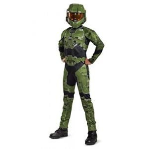 Disguise Halo Master Chief Costume Enfant, Déguisement Militaire Enfant Taille L (Morph Costumes, neuf)