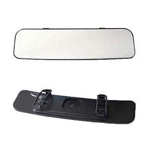 R&eacute;troviseur Int&eacute;rieur Conduite Accompagn&eacute;e Universel pour Voiture Miroir Anti-&eacute;blouissement Clip Panoramique pour V&eacute;hicule (Miroir Blanc/Grand Angle) (BININBOX-FR, neuf)