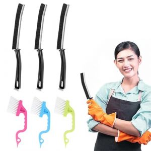 Brosse Nettoyage, Brosse de Nettoyage des Interstices 6 pièces, Brosse Joint Carrelage,Brosse a Joint Carrelage,pour Rainure Fenetre, Outils De Nettoyage pour Salle de Bain, Toilettes, 23x12x2cm (XU WEIWEI uk shop, neuf)