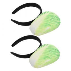 Ipetboom 2pièces Headband Peluche De Chou Chinois Accessoire Humoristique Pour Halloween Et Fêtes Pour Femmes Et Filles (hikarish, neuf)