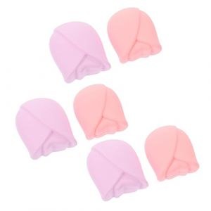 Mikikit 6pi&egrave;ces &Eacute;tuis Pour Pinceaux De Maquillage Protections Pour Pinceaux Cosm&eacute;tiques Silicone Pour Ranger Et Pr&eacute;server Vos Outils De Maquillage (Famidago, neuf)