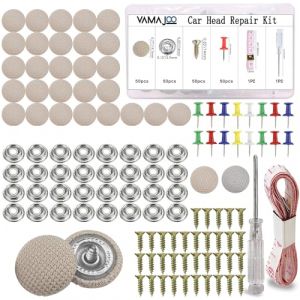 Punaise Ciel de Toit Voiture Beige 50Pcs - Kit Reparation Ciel de Toit Voiture - Tissu Ciel de Toit Voiture - Réparer le Toit de n'Importe quelle Voiture(50pcs beige) (EMPORIUM E-COMMERCE. FR, neuf)
