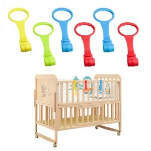 DHWEKU parc enfant Anneau Parc Bebe,6 Pièces Anneaux pour Lit Bébé et Parc, Anneau de Lit Bébé, Anneaux pour l'entraînement de l'équilibre, Idéaux pour Aider le Bébé à Se Lever du Berceau (DHXMYGS, neuf)