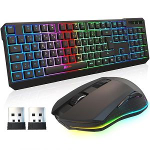 KLIM Blaze & Chroma DE Layout - QWERTZ Layout (KLIM Technologies France, neuf)