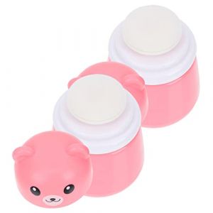 minkissy 2pièces Boîte à Poudre Compacte En Forme D’ours Boîte Doseuse Pour Poudre Corporelle Étui Portable Pour Garçon Fille Et Adultes Rangement Pratique Pour Maquillage Garçon Fille Desi (Prettbeauty, neuf)