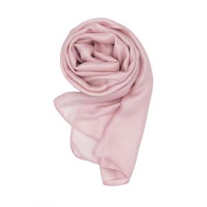 MAPIMANIA - Etole femme chic mariage, foulard rose poudr&eacute; 180x80, chale elegant d'&eacute;t&eacute; en satin, pashmina femme pour robe de soir&eacute;e (wanghuicong, neuf)