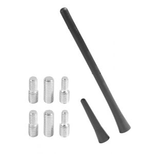 Flaconi 2PCS Antenne Voiture,Antenne Radio Voiture,Antenne Autoradio,18.5cm/6.5cm Antenne Voiture Courte,FM/AM Tige D'antenne de Voiture,Convient à la Plupart des Voitures,Berlines,SUV, Camions (shenhua auto, neuf)