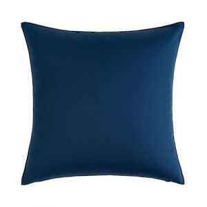 SYLC Housse Coussin Exterieur Impermeable, Housse Si&egrave;ge Canap&eacute; Protection Compl&egrave;te avec Fermeture &Eacute;clair, Amovibles Housse Assise Salon De Jardin Terrasse Caravane (Navy Blue,Pillowcase 45&times;45cm) (YUNDU, neuf)