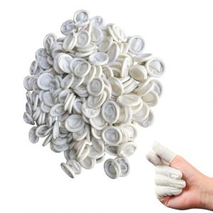 200 Pi&egrave;ces Latex Prot&egrave;ge Doigt, Doigtiers en Latex, Doigtier Latex Jetables en Protege Doigt, Anti-Statique, Pour Utilisation Beaut&eacute; ou Industrielle, Doigt Bless&eacute;, Doigt Fissur&eacute;, Nail Art etc. M (zhiyinhouse, neuf)