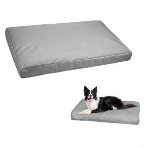 CNANRNANC Housse imperm&eacute;able pour lit de chien en tissu Oxford 210D, facile &agrave; nettoyer, antiadh&eacute;sive, pour animal de compagnie, design &agrave; remplir soi-m&ecirc;me avec fermeture &eacute;clair (76 x 51 x 10 cm) (Elton-EU, neuf)
