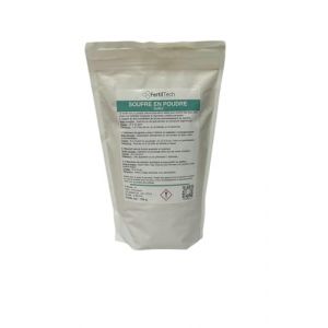 FertilTech Soufre en Poudre 750 g – Correcteur de pH, Traitement Fongicide Naturel, Anti-Oïdium, Répulsif Insectes – Sols, Jardin, Potager, Verger, Agriculture (FertilTech, neuf)