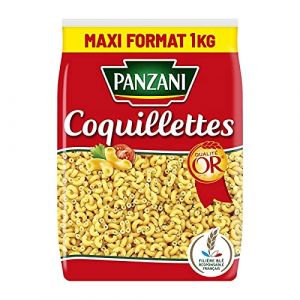 PANZANI - Pates Coquillettes 1Kg - le Lot De 4 (La Famille à Table! - LFàT!, neuf)