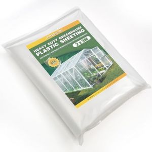 PROMORE 2 x 3 M B&acirc;che pour Serre en Poly&eacute;thyl&egrave;ne Plastique Transparent Anti-UV 0,15mm Extra &eacute;paisse Couverture De Polytunnel Membrane Horticole,Agriculture B&acirc;timents Plante de Jardin (150Mu/600G) (PROMORE, neuf)