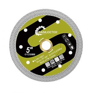 Disque Diamant pour Carrelage 125mm - X Maille Découpeuse Disque pour Carreaux Céramique Porcelaine Marbre Pierre Artificielle pour Scie Circulaire SANLEETEK (Sanleetek, neuf)