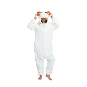 LABULA Unisexe Adulte Grenouillère Anime Cosplay Costume Onesie Jumpsuit Pyjama à Capuche,Brebis,M (Haojinhan-EU, neuf)