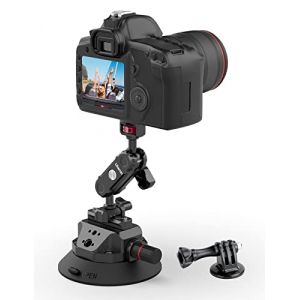 ULANZI SC-02 4.5" caméra Support Ventouse Voiture, Support Ventouse à Vide avec Pompe et Fermeture Rapide NOTA Magic Arm, Support Voiture caméra pour DJI OSMO, DSLR (ULANZI Official, neuf)