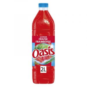 FRAISE FRAMBOISE 2L, OASIS, LOT DE 2 (IC-Boutique, neuf)