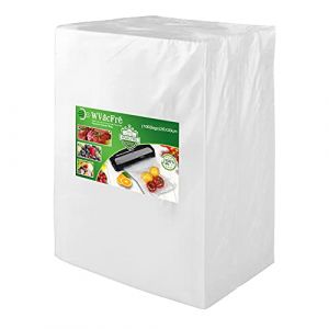 WVacFre 100 Sacs 20x30cm Sacs Machine Sous Vide Alimentaire,sans BPA et LFGB Sac de Congelation Sous Vide,Compatible Avec n'importe Quelle Scelleuse Sous Vide (WVacFre DirectStore, neuf)