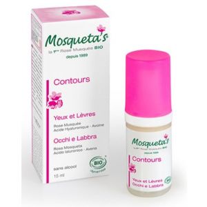 Mosqueta's Crème Contour Yeux/Lèvres à l'Huile de Rose Musquée du Chili (KOSMEO, neuf)