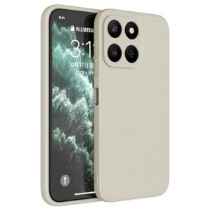 Topme Coque pour Honor 400 Smart (4G/5G) / Honor X7d (6.77" inches) Etui Housse, Protecteur de Peau en Silicone TPU - Blanc Antique (topme, neuf)