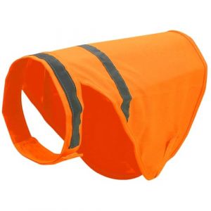 Gilet r&eacute;fl&eacute;chissant pour chien - Gilet r&eacute;fl&eacute;chissant fluorescent pour chiens | Gilet orange pour chien r&eacute;glable et respirant | Gilet de chasse l&eacute;ger pour chien | Gilet de visibilit&eacute; pour la marche, le (Yiwrone, neuf)