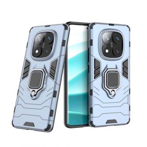Coque pour Xiaomi Redmi Note 14 Pro 4G Housse Antichoc avec Anneau Rotatif Aimant Etui Magn&eacute;tique Rigide Dure Armure Bague Support Armure Renforc&eacute;e (Xiaomi Redmi Note 14 Pro 4G, Marine) (Max Power Digital, neuf)